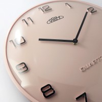 Nástenné hodiny PRIM Bloom- A 4052.23, ružová 35cm